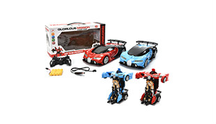 2.4G 1:12 R/C Transformable Car with Battery