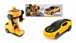 Battery Operated Transformable Car with Light & Music