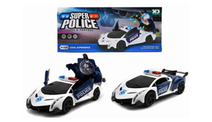 Battery Operated Police Car with Light