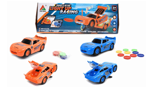 Battery Operated Pop-up Racing Car
