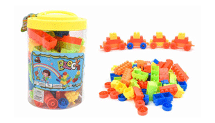 62PCS+ Building Blocks Bucket Set