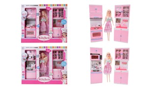 Doll & Kitchen Set with