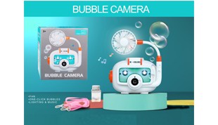 B/O Camera Bubble Blaster with Fan