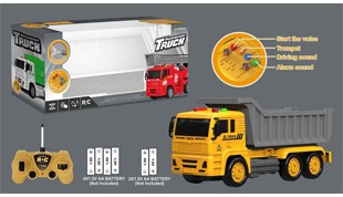27MHZ 4CH R/C Engineering Truck with Light