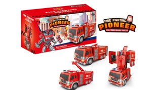 B/O Transformable Fire Engine with Light & Music