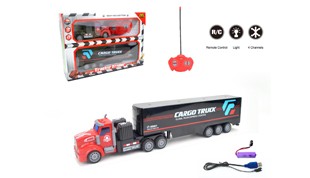 27MHZ 4CH R/C Alloy Trailer Truck with Light