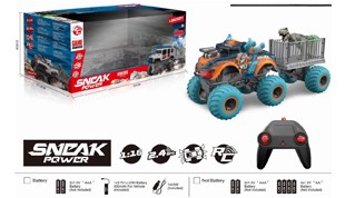 2.4G 1:16 2WD R/C Off-road Vehicle with Trailer