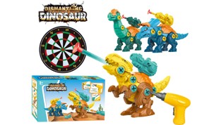 3 In 1 Assembling Dinosaur Set with Electric Drill