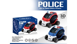 B/O universal 3D light police car