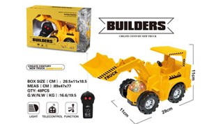 49Mhz Remote Control Two Channel Bulldozer with Light